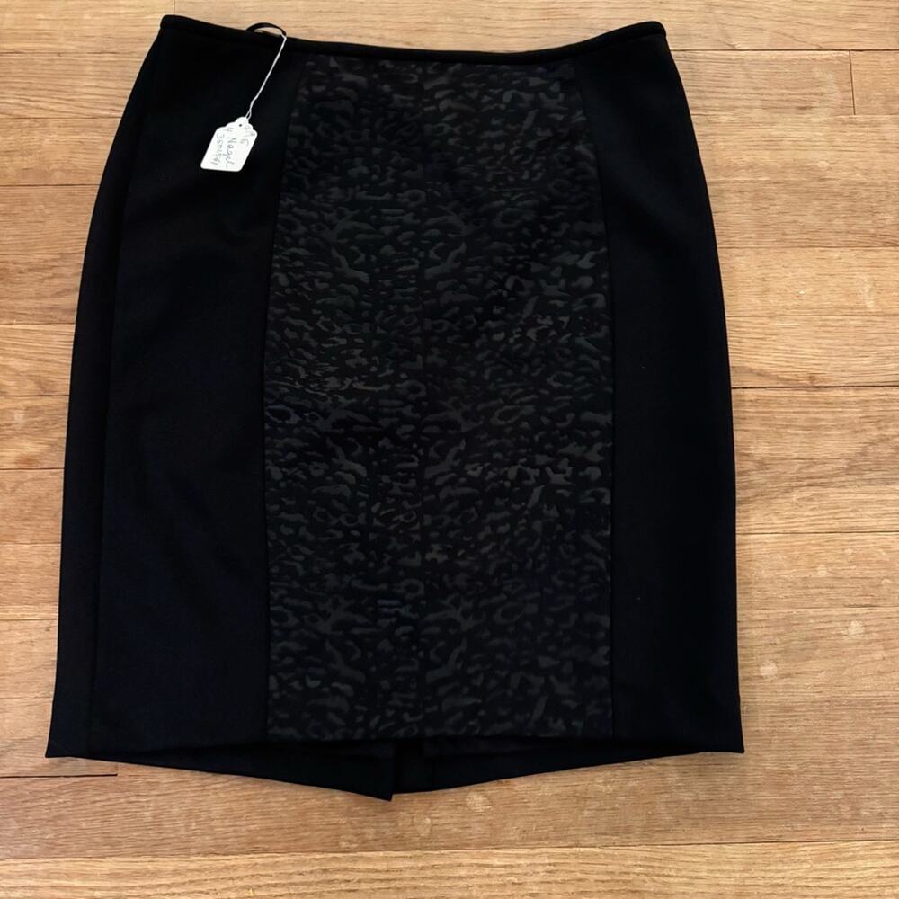 NWT Calvin Klein black midi pencil skirt size 12
b43